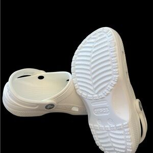 CROCS White Classic Clog Footwear